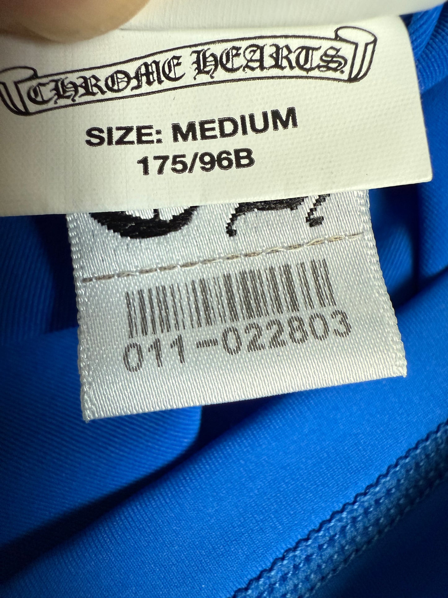 Chrome Hearts Miami Rash Gaurd Surf Shirt Blue