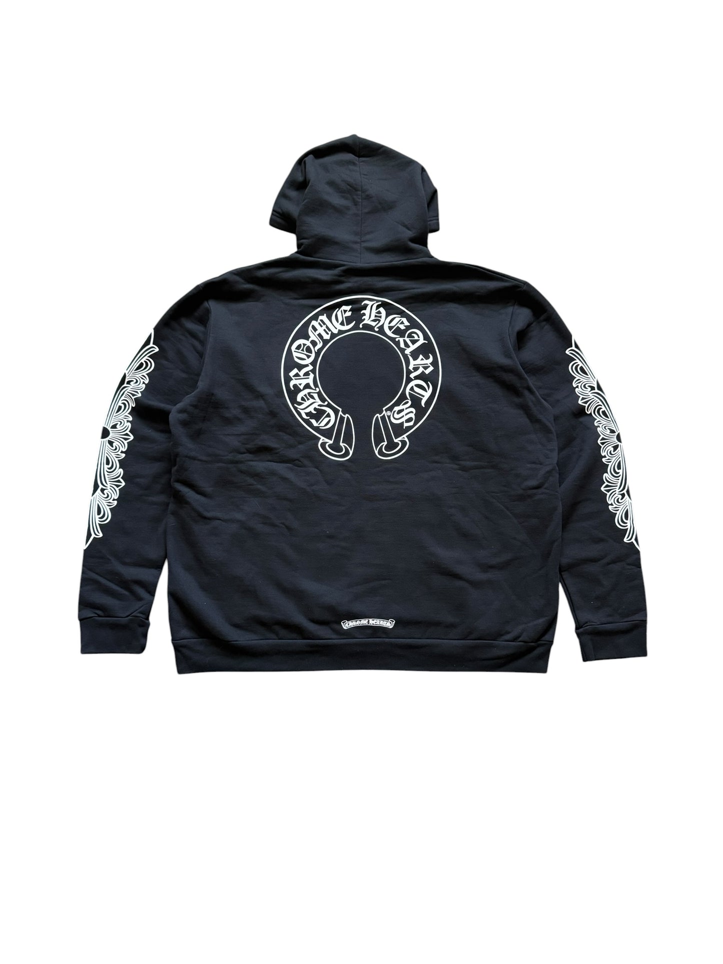 Chrome Hearts Horseshoe Floral Zip Up Hoodie