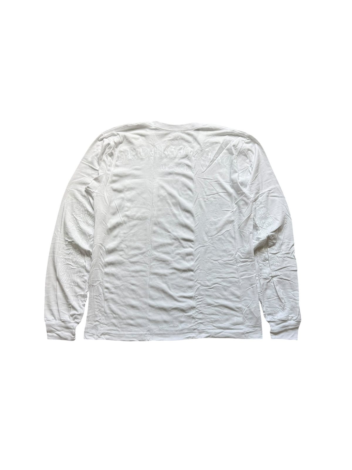 Chrome Hearts Horseshoe Floral Long Sleeve