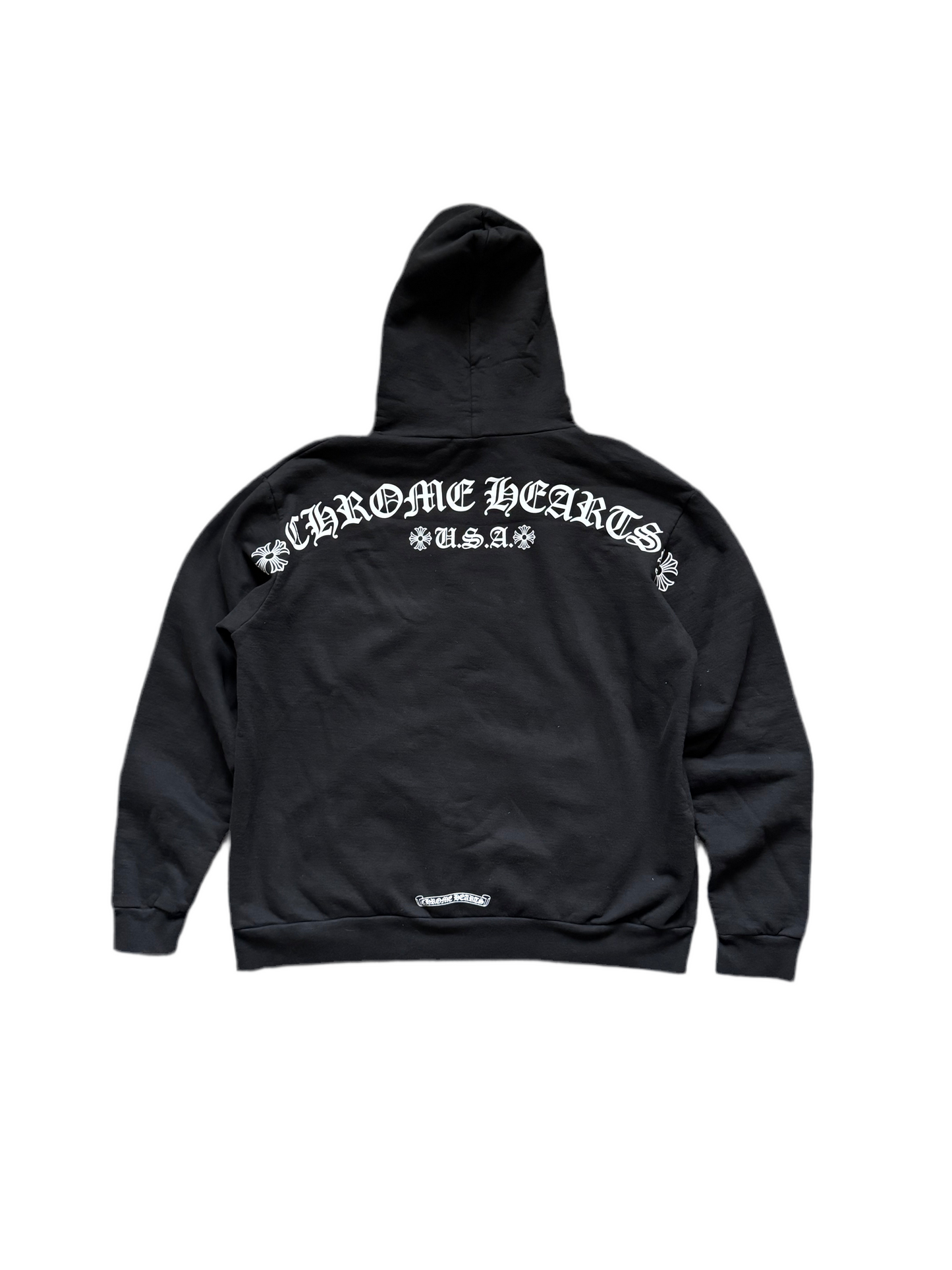 Chrome Hearts T Bar Logo Pullover Hoodie Black