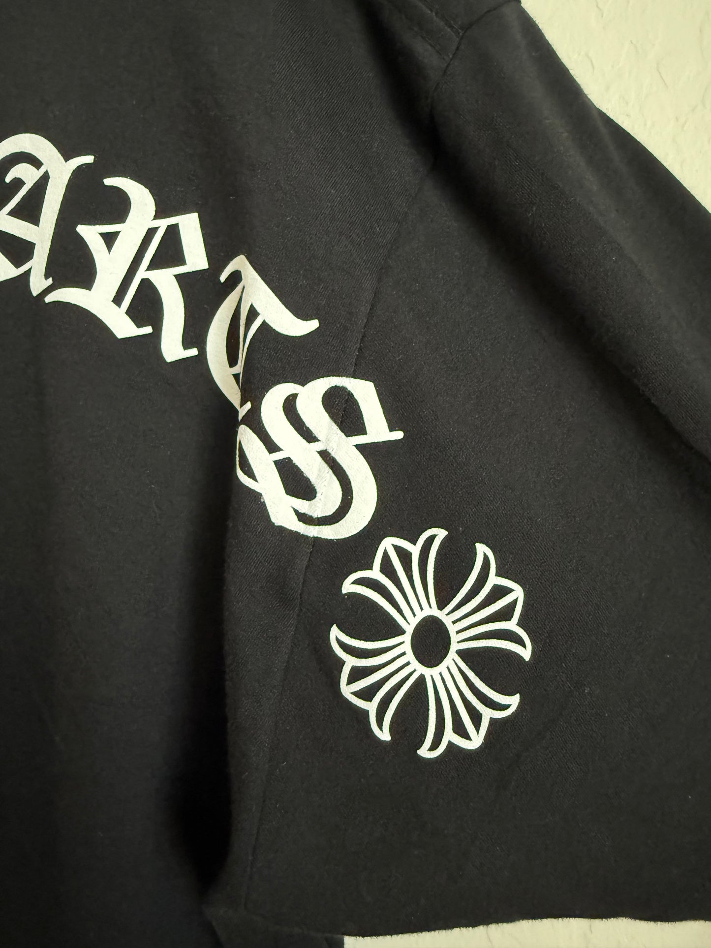 Chrome Hearts USA Spellout Logo SS T-Shirt Black