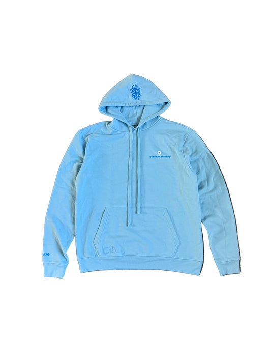 Chrome Hearts Vine Dagger Art Basel Pullover Hoodie Blue