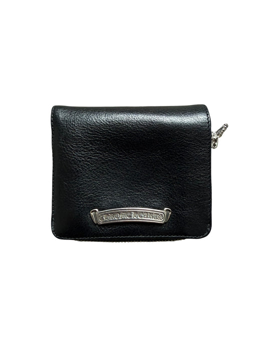 Chrome Hearts Leather Wallet Zip Pouch