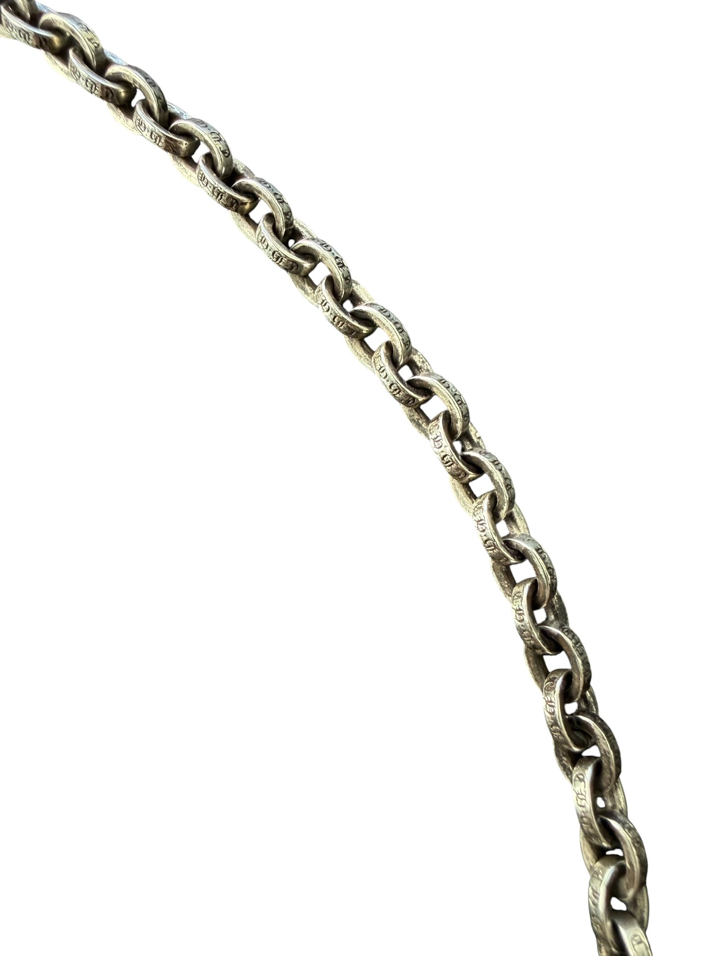 Chrome Hearts Paperchain Silver Necklace 20”