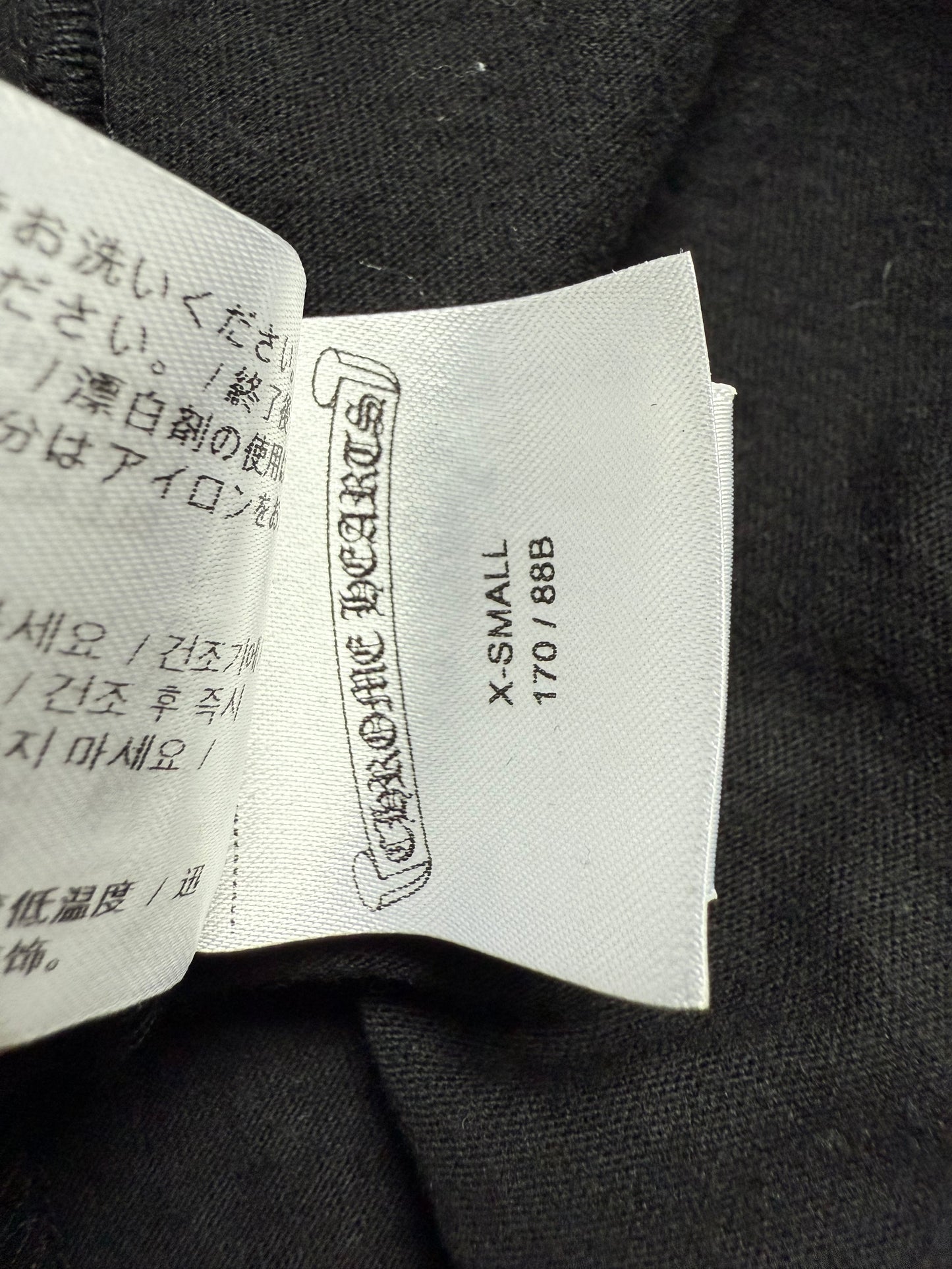 Chrome Hearts Red Plus Cross SS T-Shirt Black Red