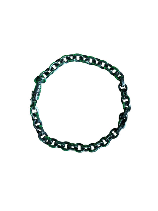 Chrome Hearts Paperchain Silver Bracelet 6.5”