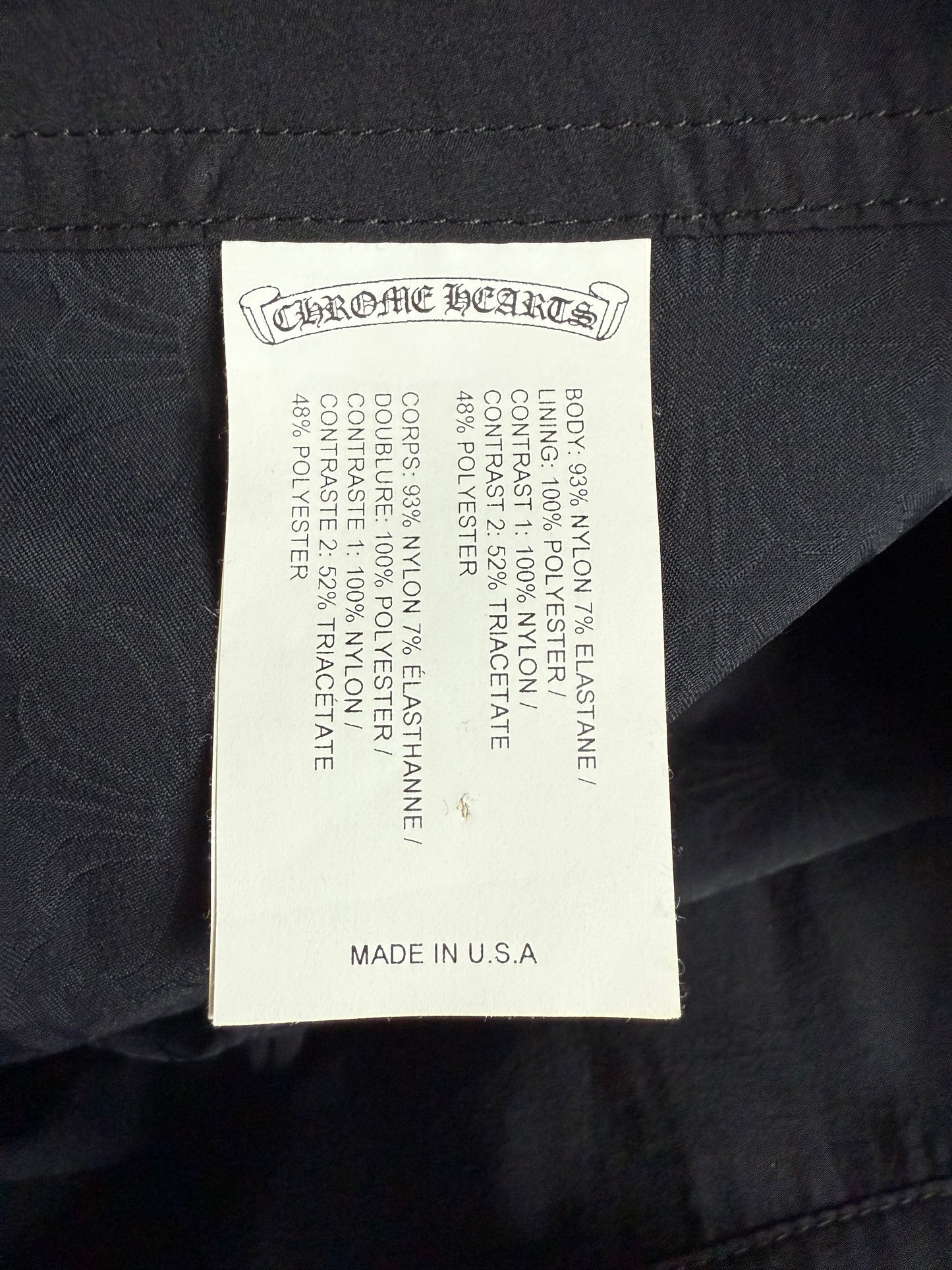 Chrome Hearts Plus Cross Monogram Water Shorts Black