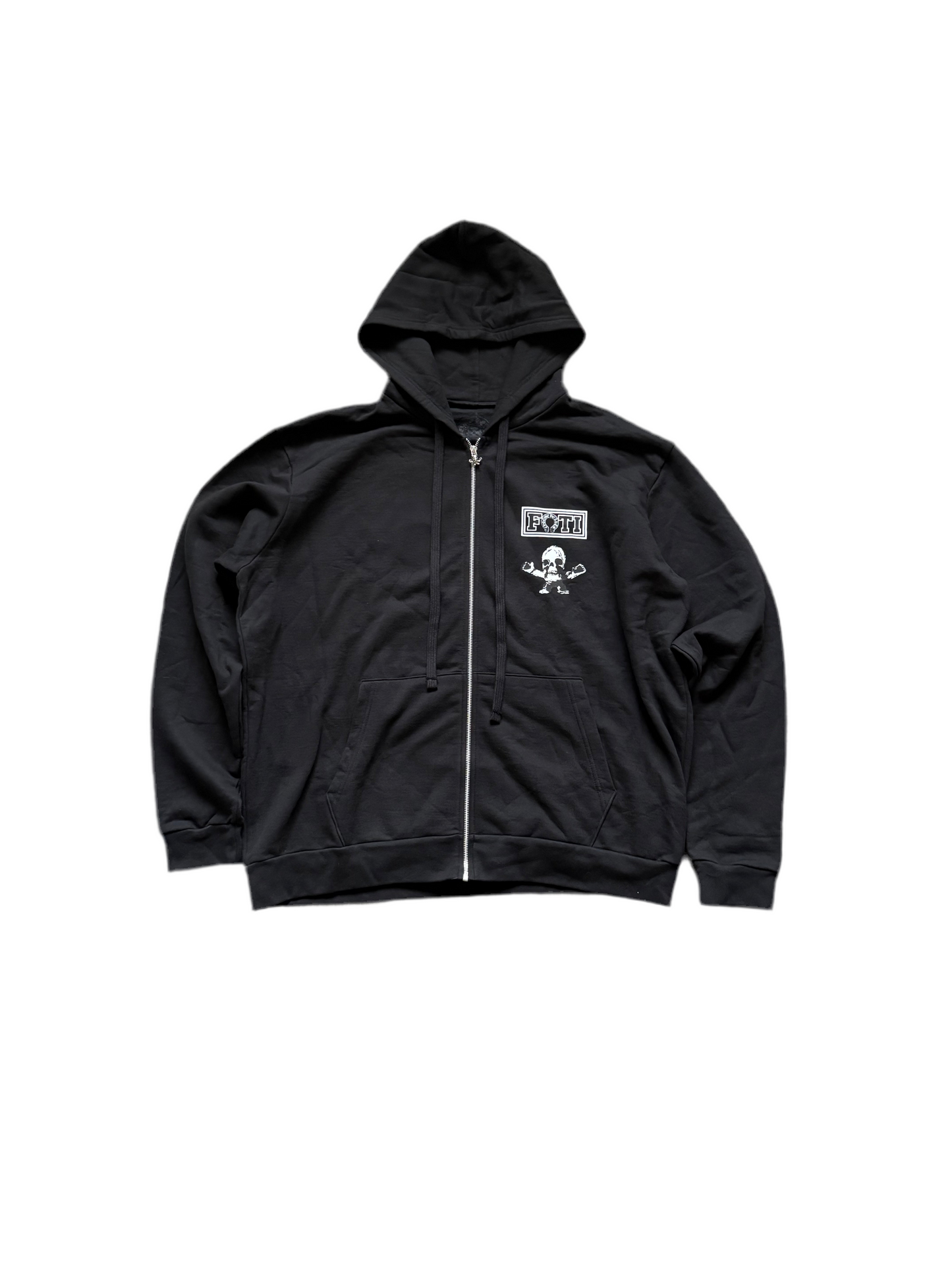 Chrome Hearts Foti Tak Teeter Zip Up Hoodie Black