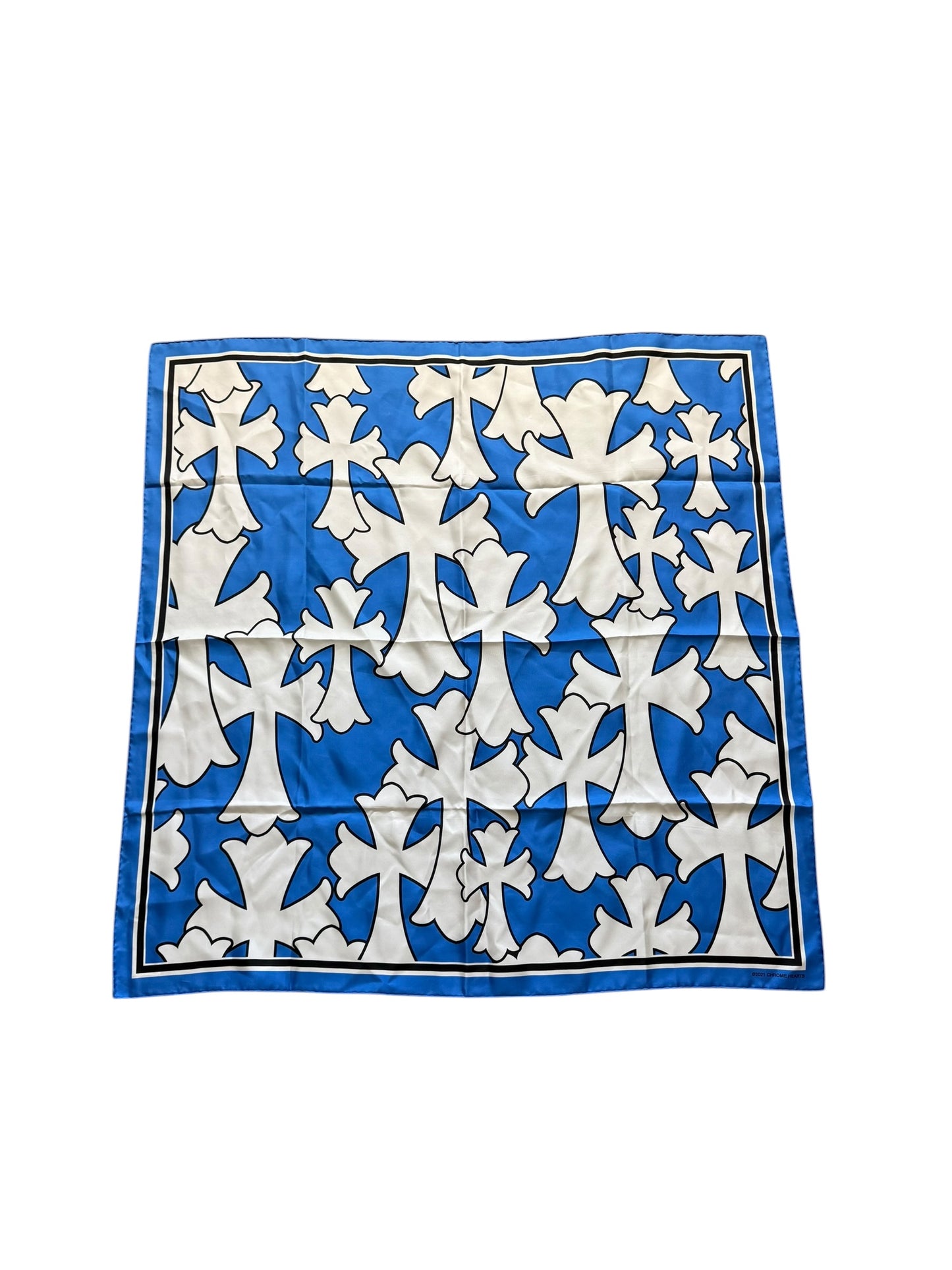 Chrome Hearts Crosses Silk Scarf