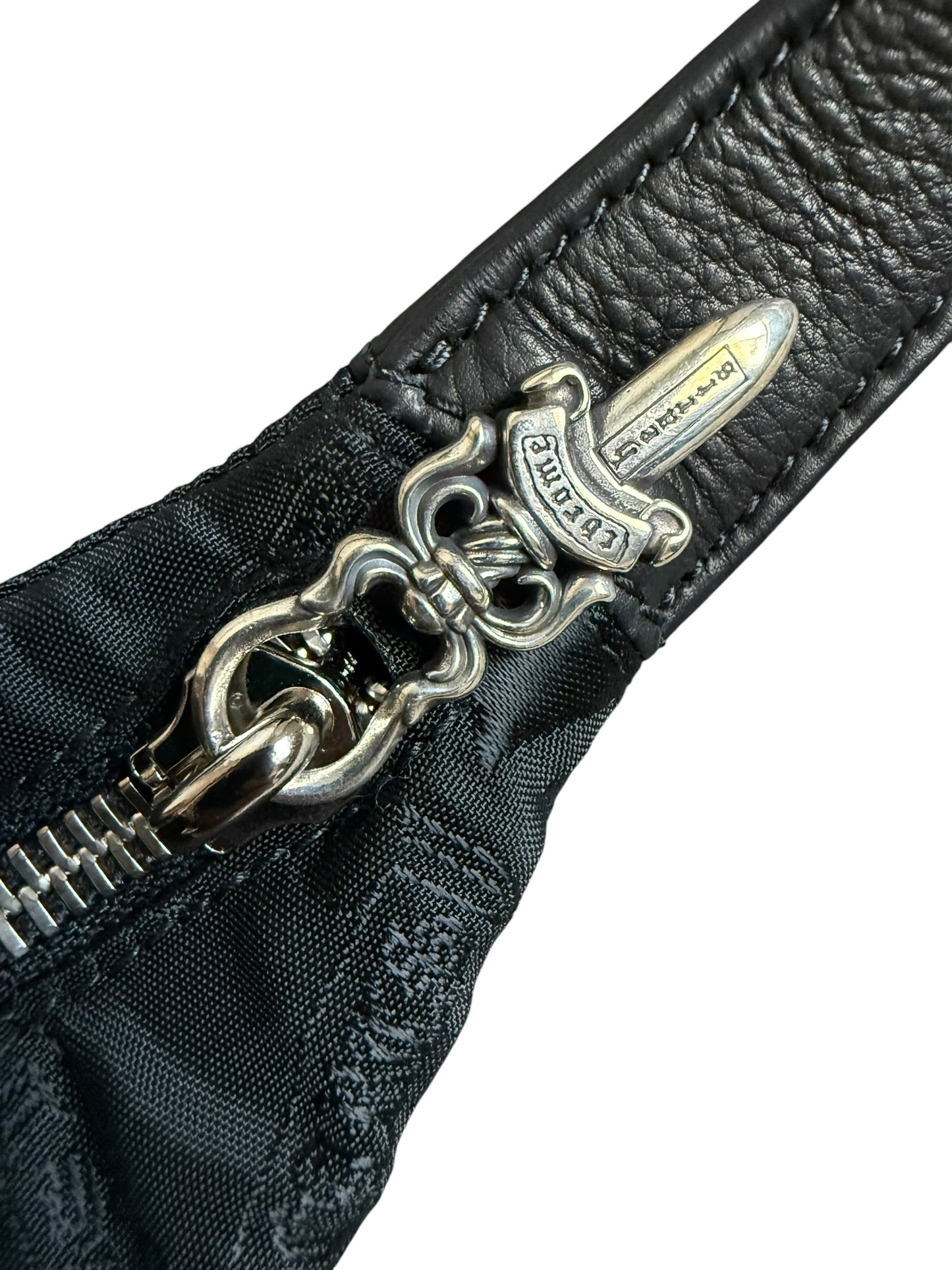 Chrome Hearts Mini Snat Bag Nylon Stencil Black