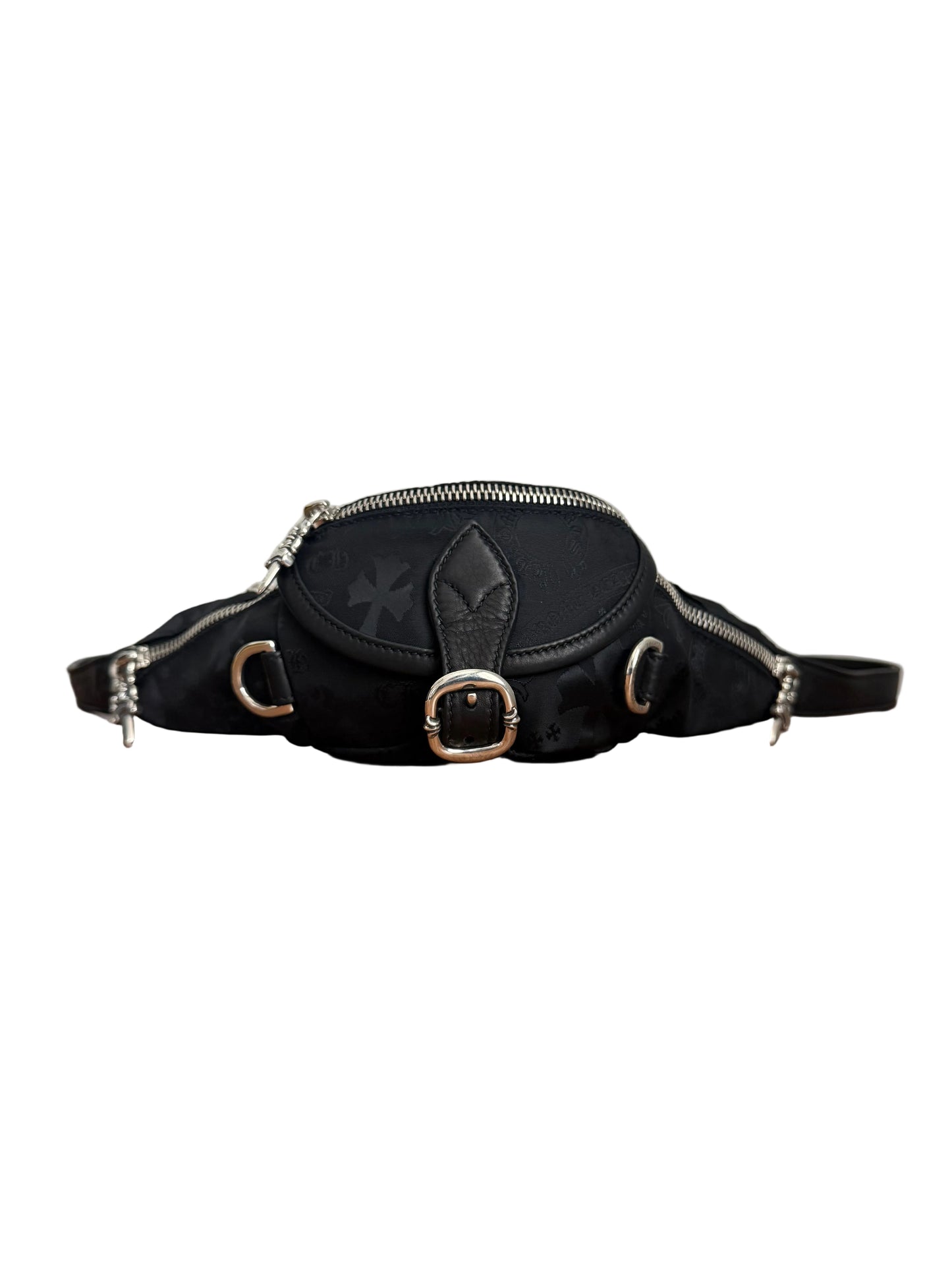 Chrome Hearts Mini Snat Bag Nylon Stencil Black