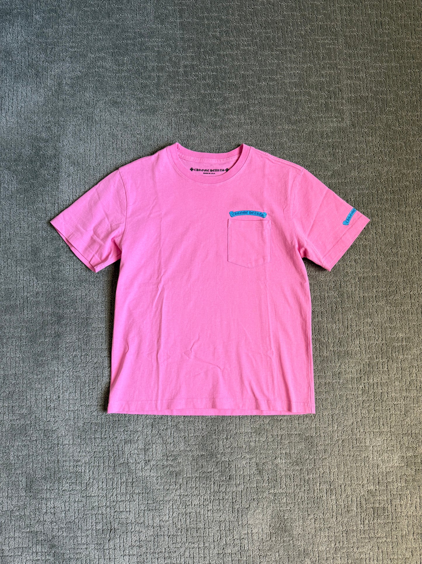 Chrome Hearts Matty Boy Scroll T-Shirt Pink