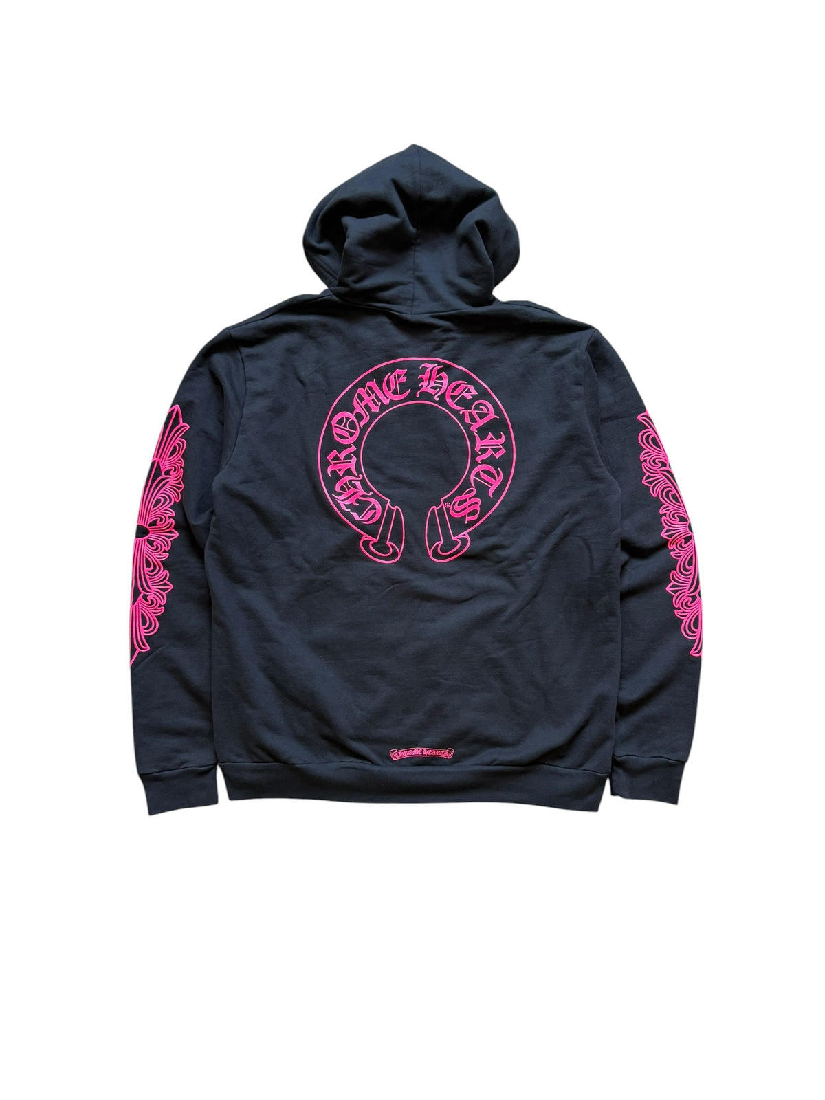 Chrome Hearts Floral Horseshoe Zip Up Hoodie