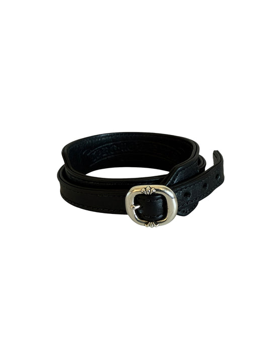 Chrome Hearts Rock N Roll Gunslinger Leather Bracelet