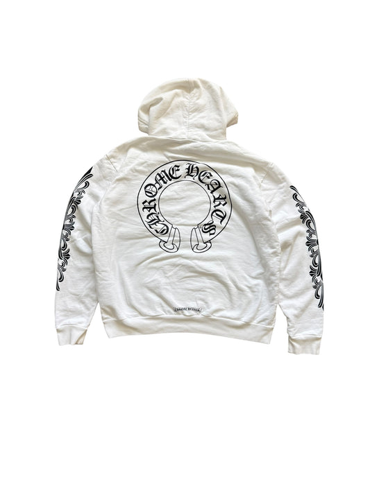 Chrome Hearts Horseshoe Floral Pullover Hoodie