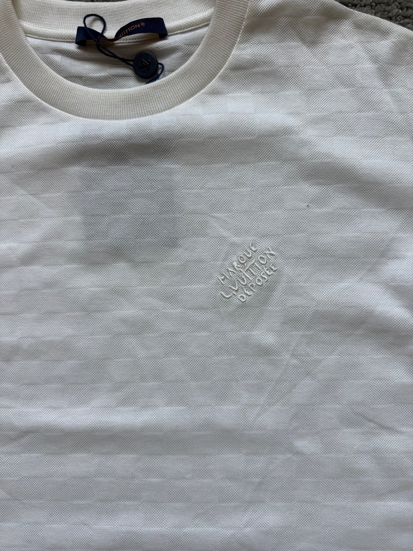 Louis Vuitton Marque Knitted Damier SS Tee