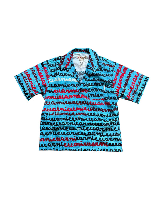 Marni Printed Short Sleeve Button Up