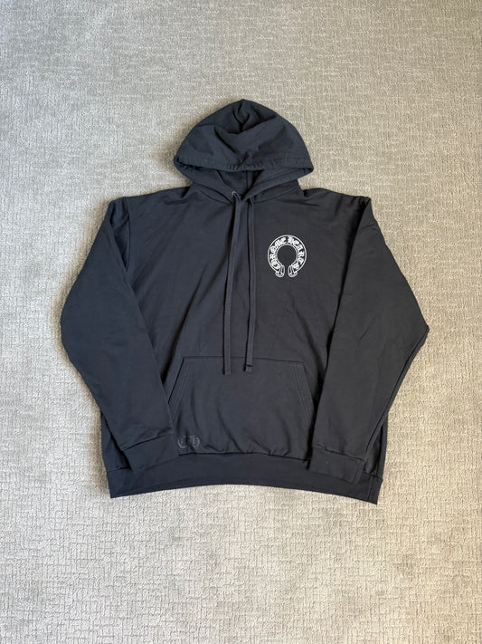 Chrome Hearts Horseshoe Pullover Hoodie Black