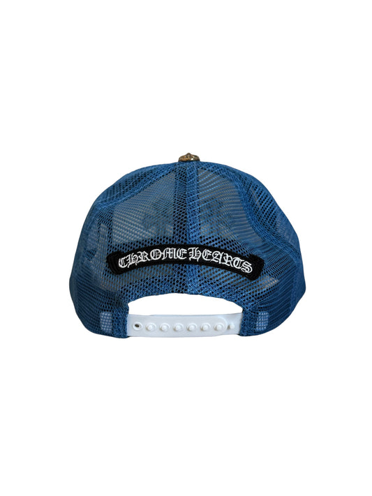 Chrome Hearts Leather Triple Cross Trucker