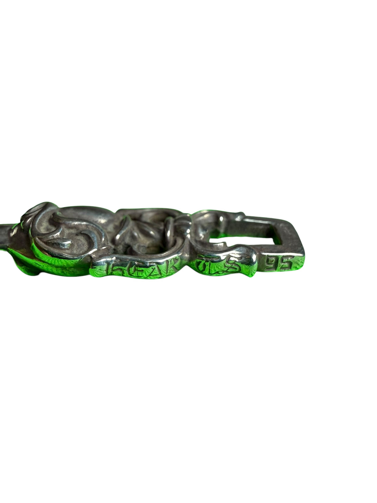 Chrome Hearts Vine Heart Dagger Zipper Pendant