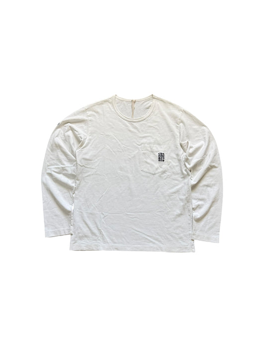Chrome Hearts YNOT Embroidered LS T-Shirt White