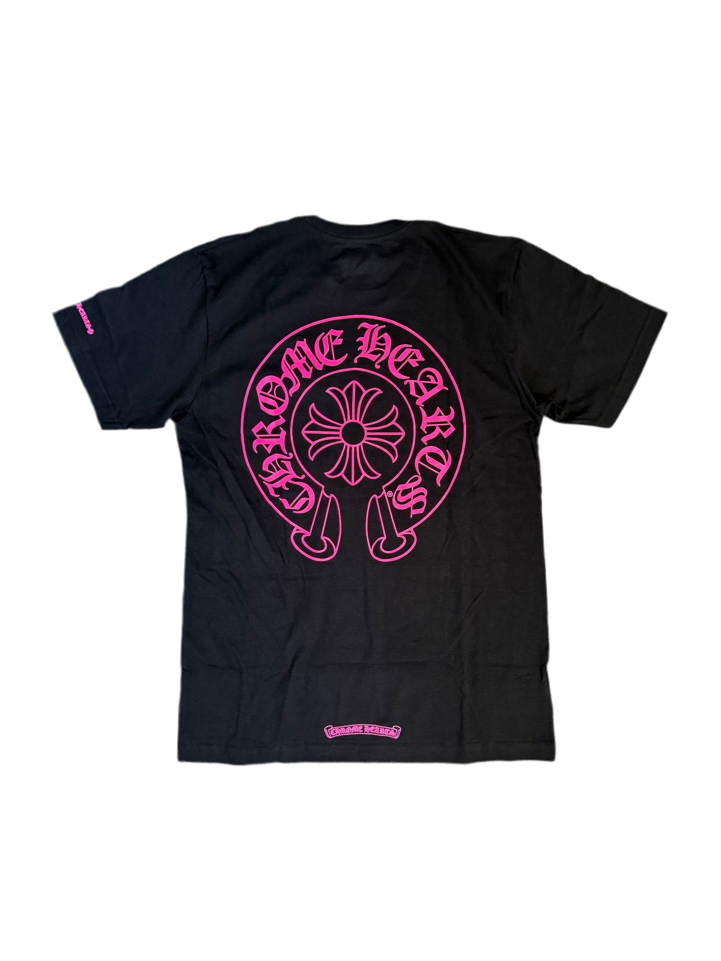 Chrome Hearts Horseshoe SS T-Shirt Black Pink