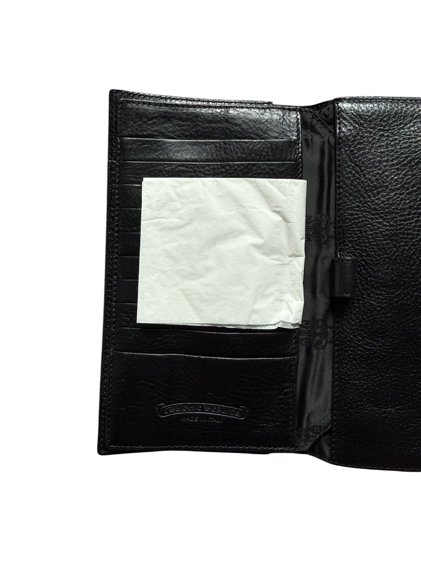 Chrome Hearts Wave Long Leather Wallet