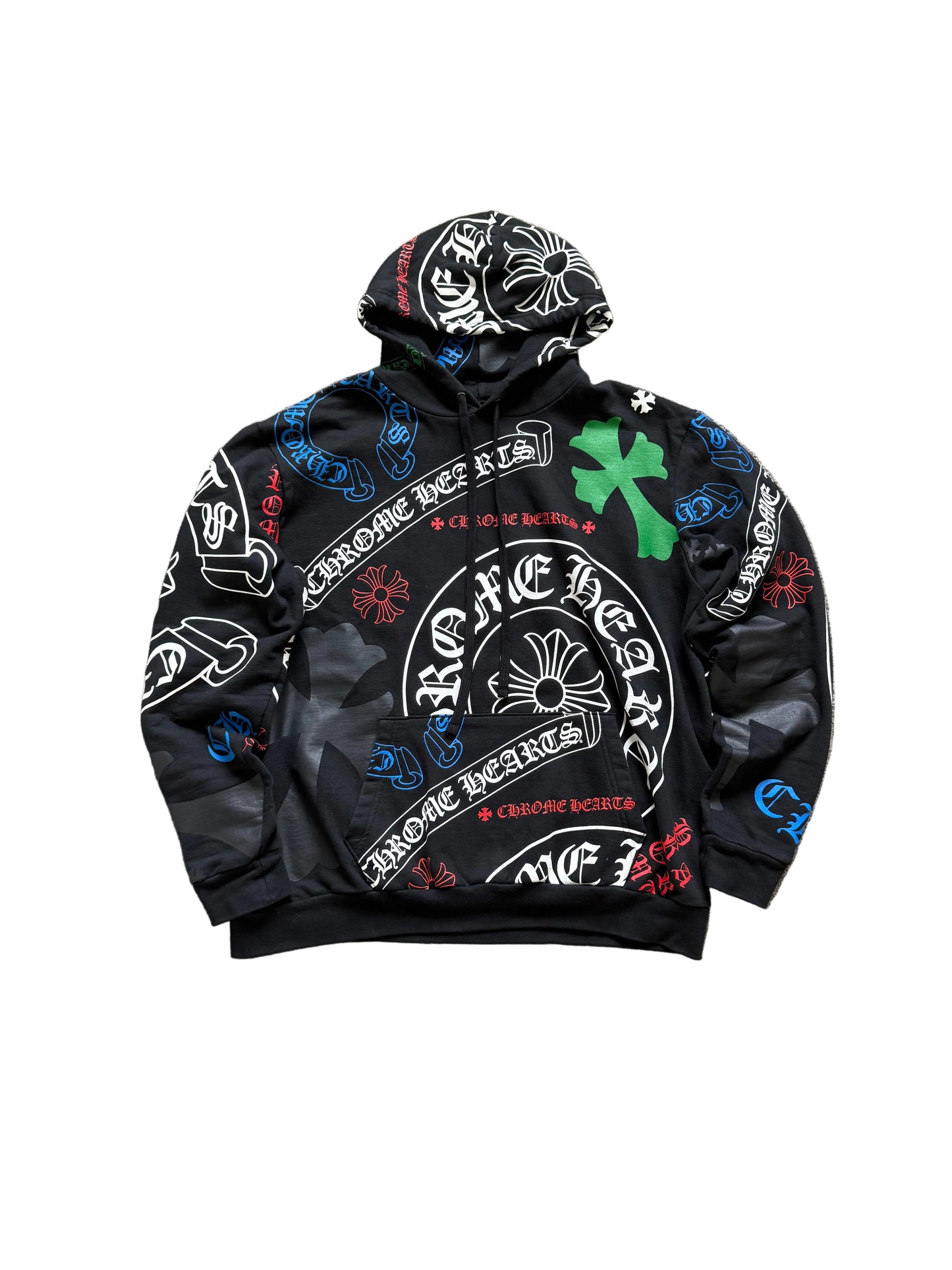 Chrome Hearts Stencil Pullover Hoodie Black