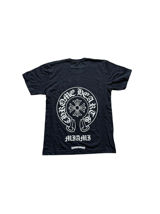 Chrome Hearts Miami Horseshoe Short Sleeve T-Shirt