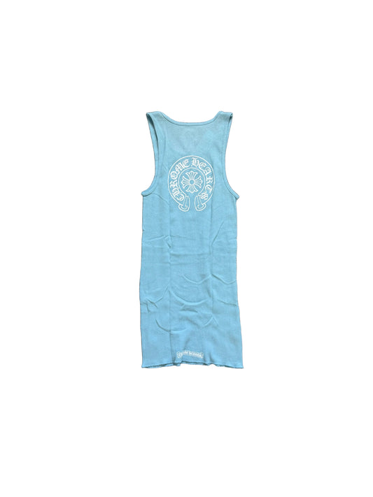 Chrome Hearts Horseshoe Tank Top Light Blue