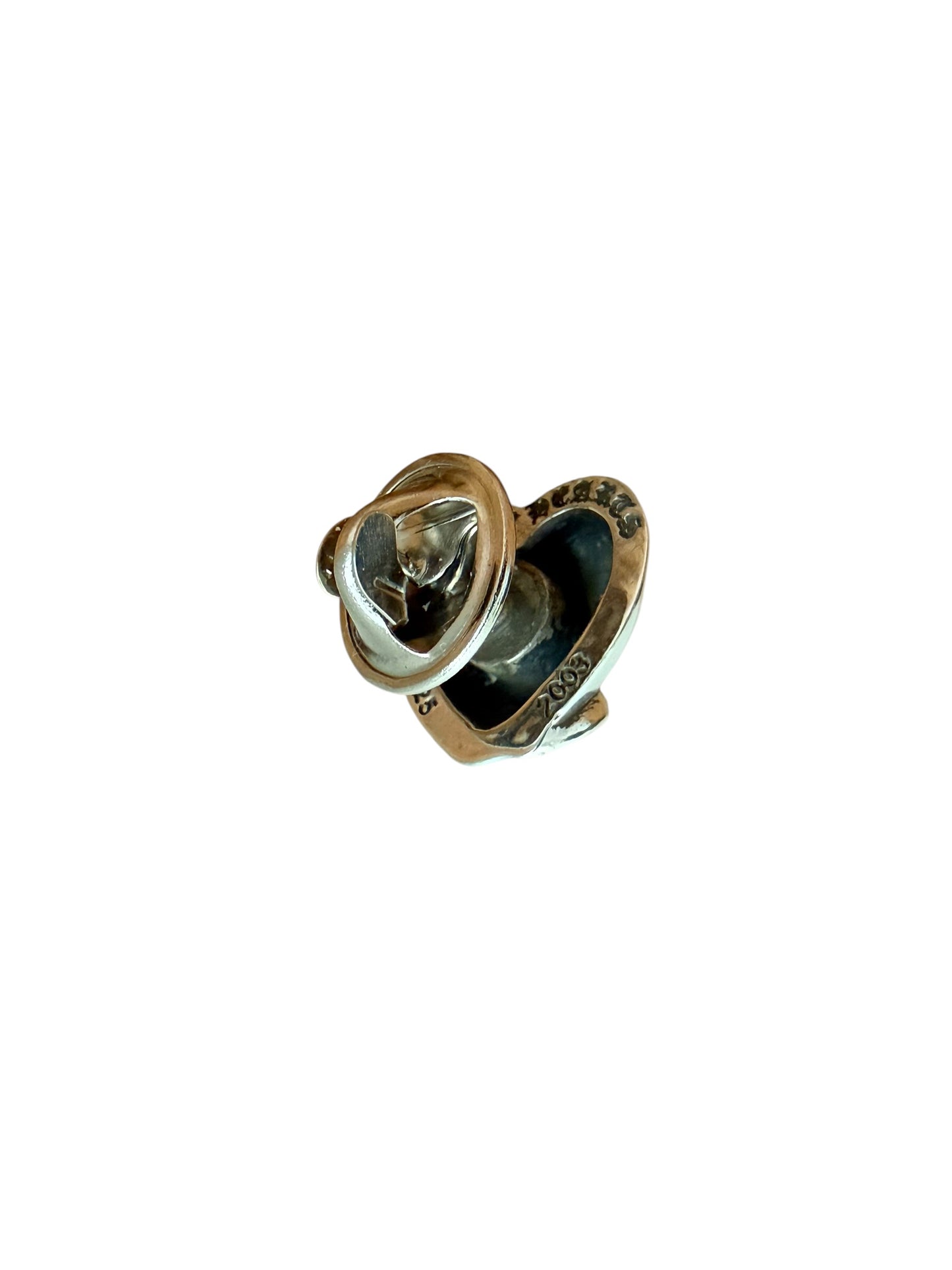 Chrome Hearts Vine Heart Silver Pin