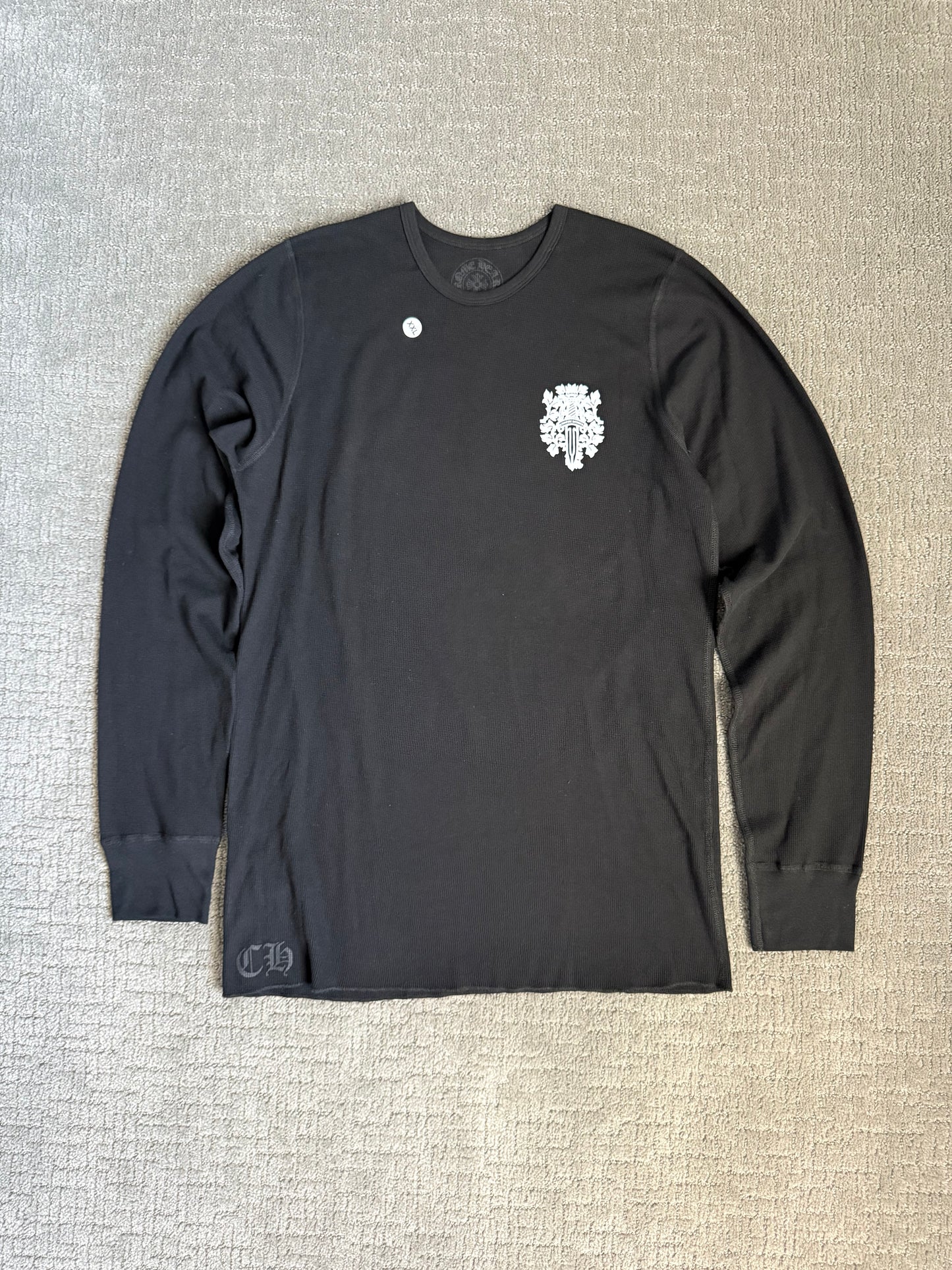 Chrome Hearts Vine Dagger Thermal LS T-Shirt Black