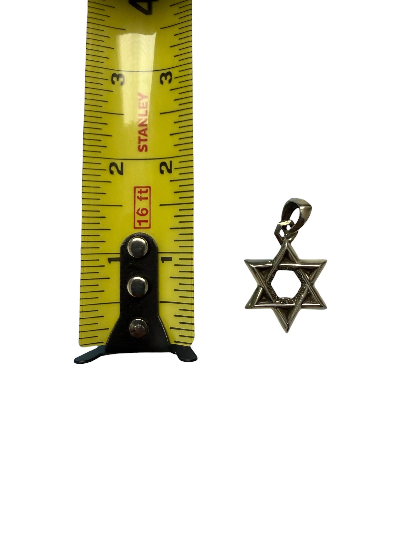 Chrome Hearts Star of David Silver Pendant Small
