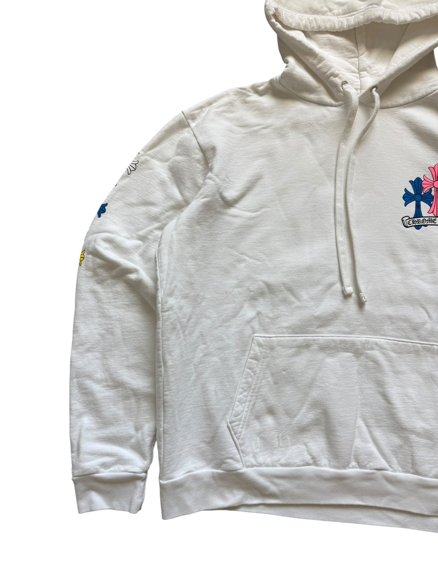 Chrome Hearts Multicolor Cross Scroll Pullover Hoodie