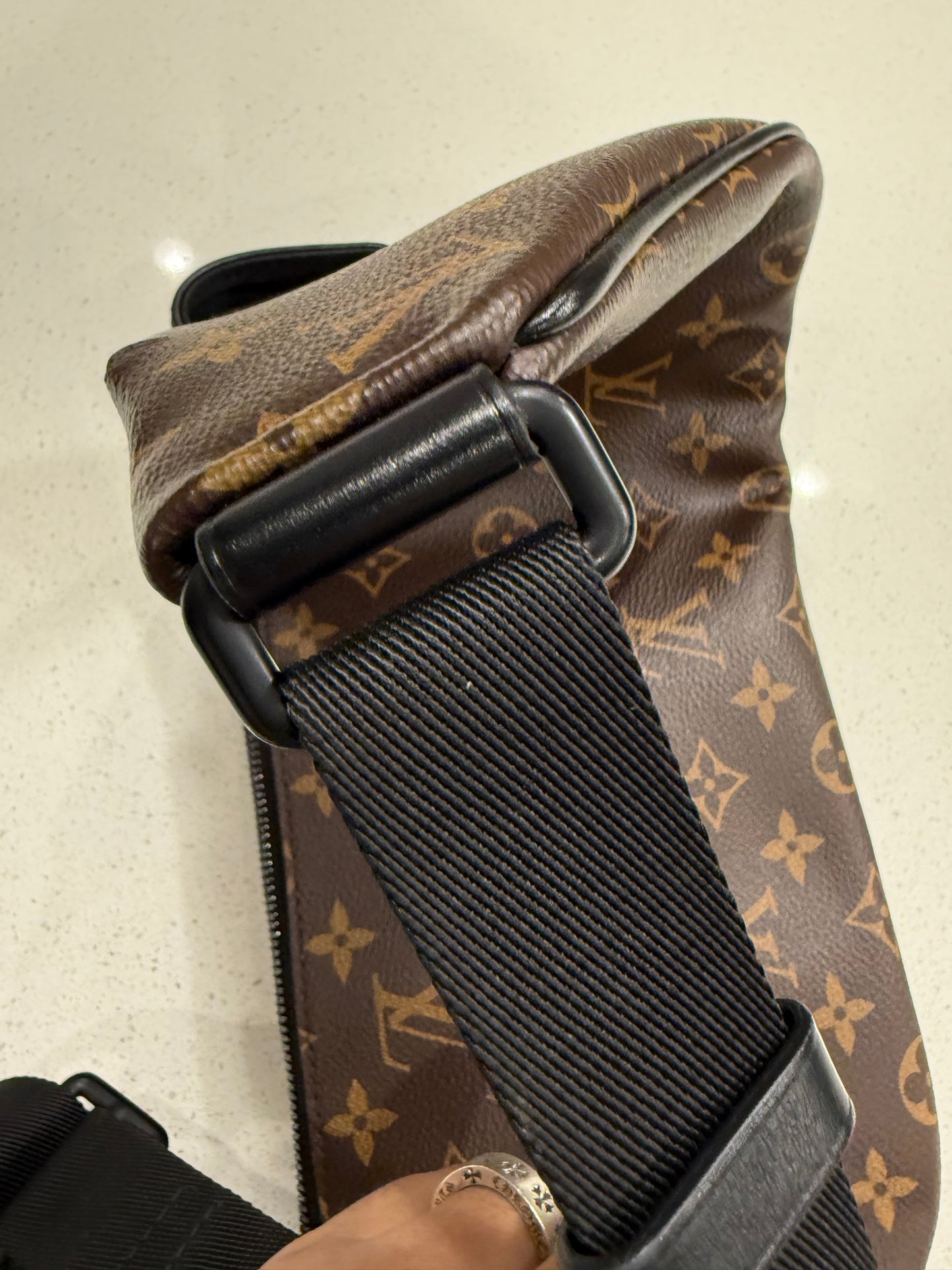 Louis Vuitton Discover Monogram Bum Bag Brown