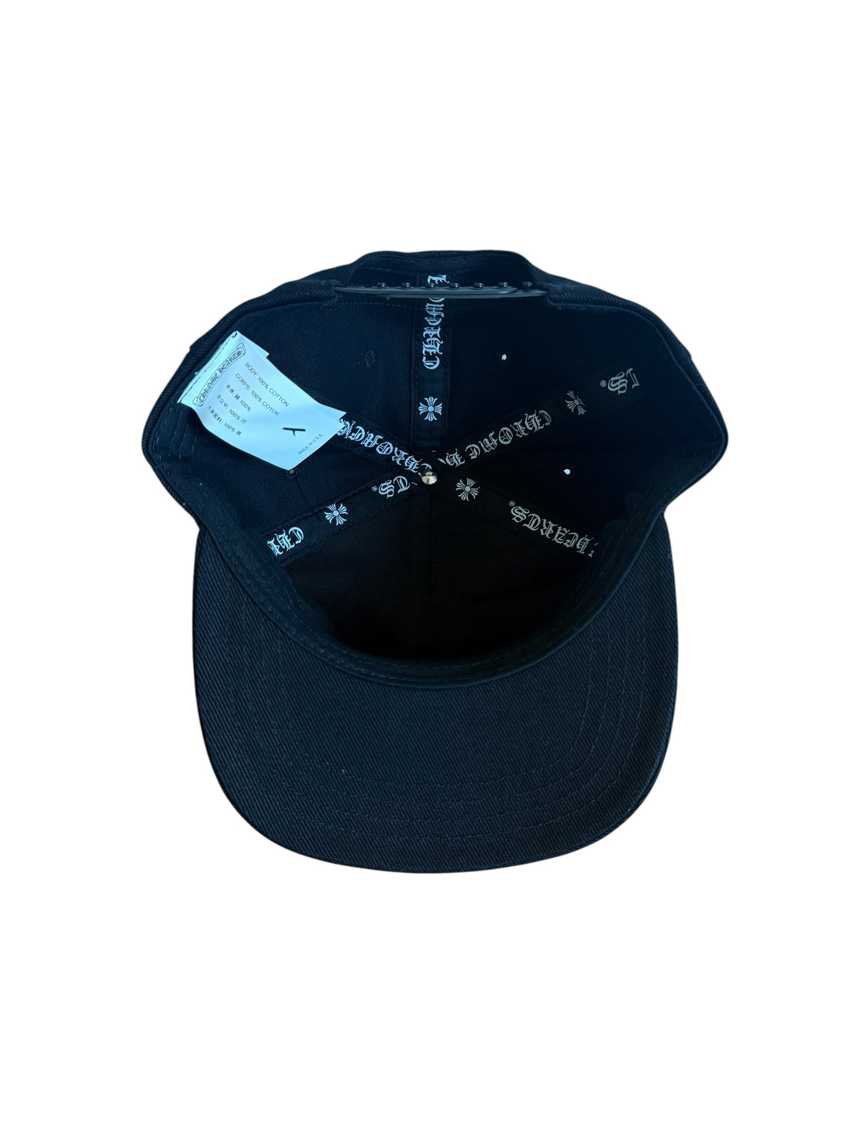 Chrome Hearts Fleur Scroll Denim Snapback