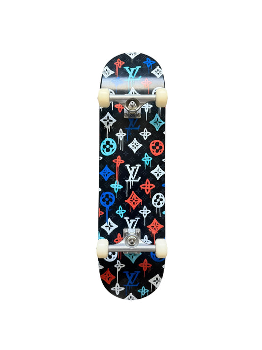 Louis Vuitton Graffiti Monogram Skateboard