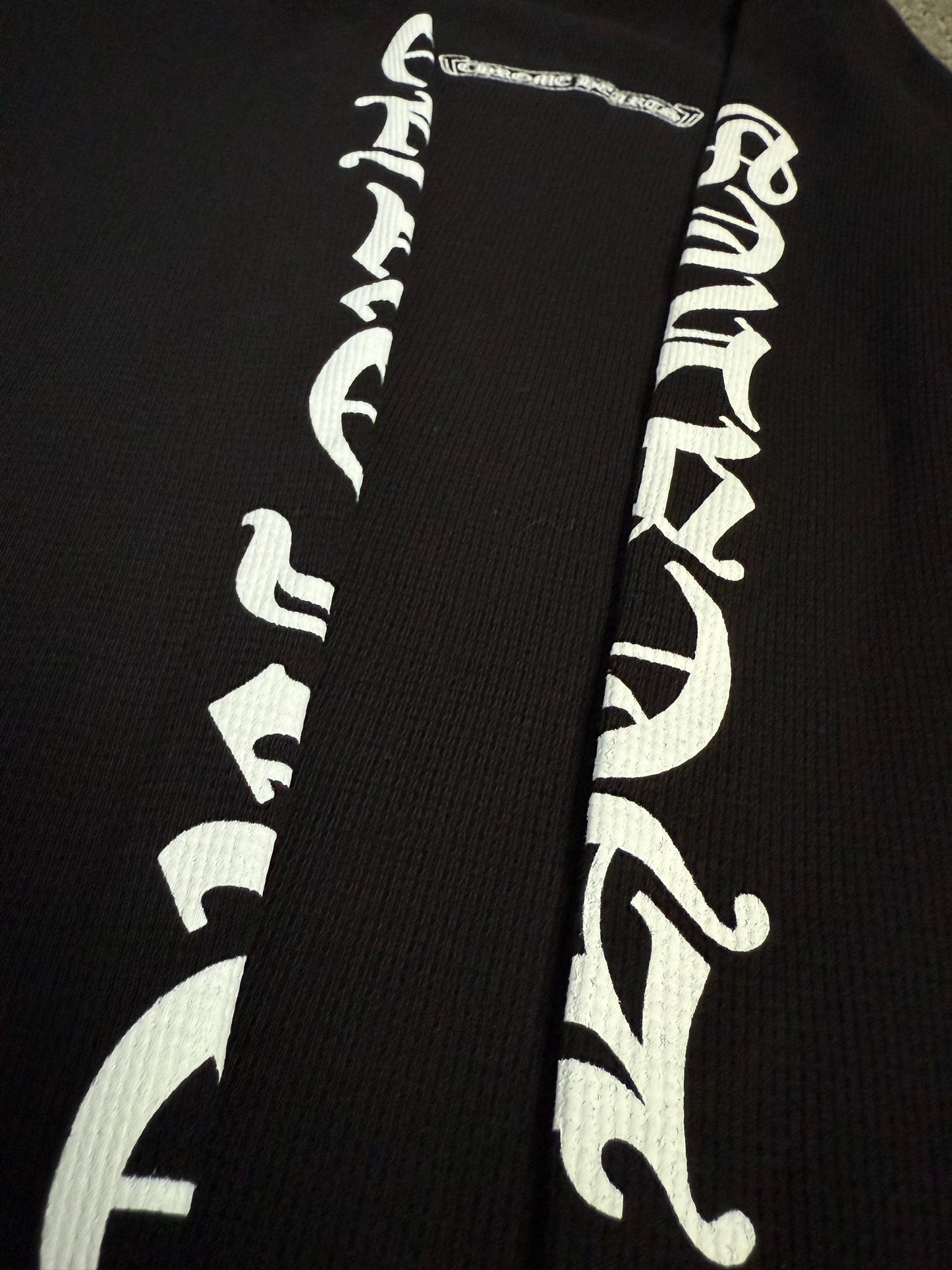 Chrome Hearts Scroll Thermal LS T-Shirt Black