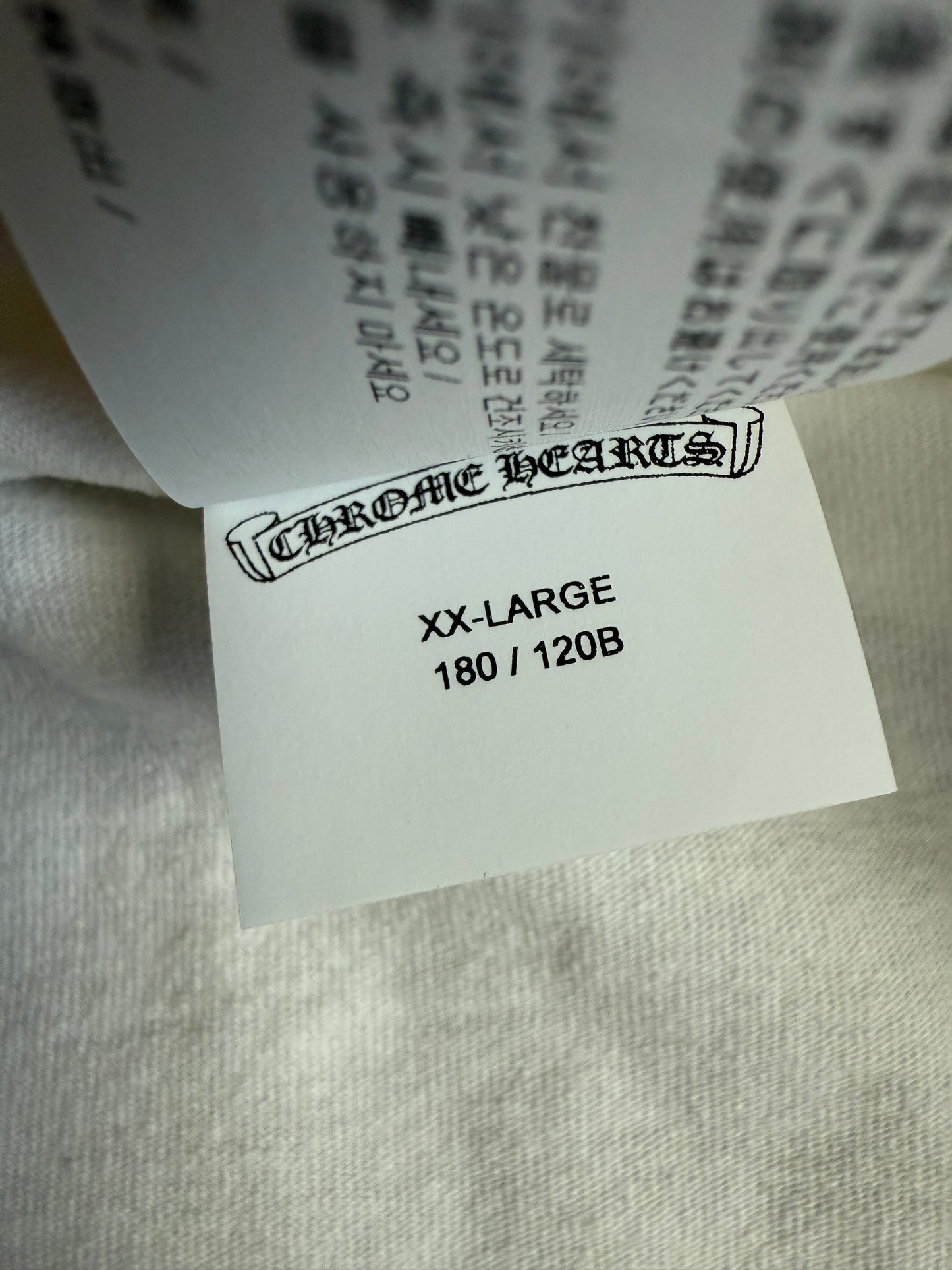 Chrome Hearts YNOT Embroidered Heavy Weight SS T-Shirt White