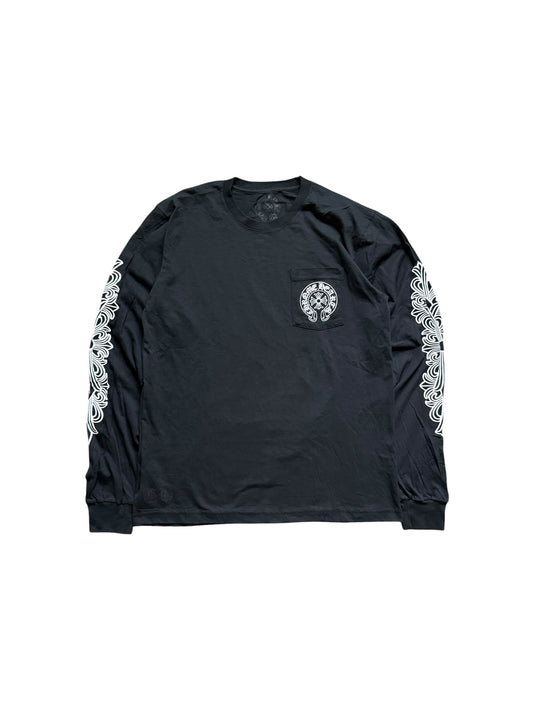 Chrome Hearts Aspen Horseshoe Floral Long Sleeve