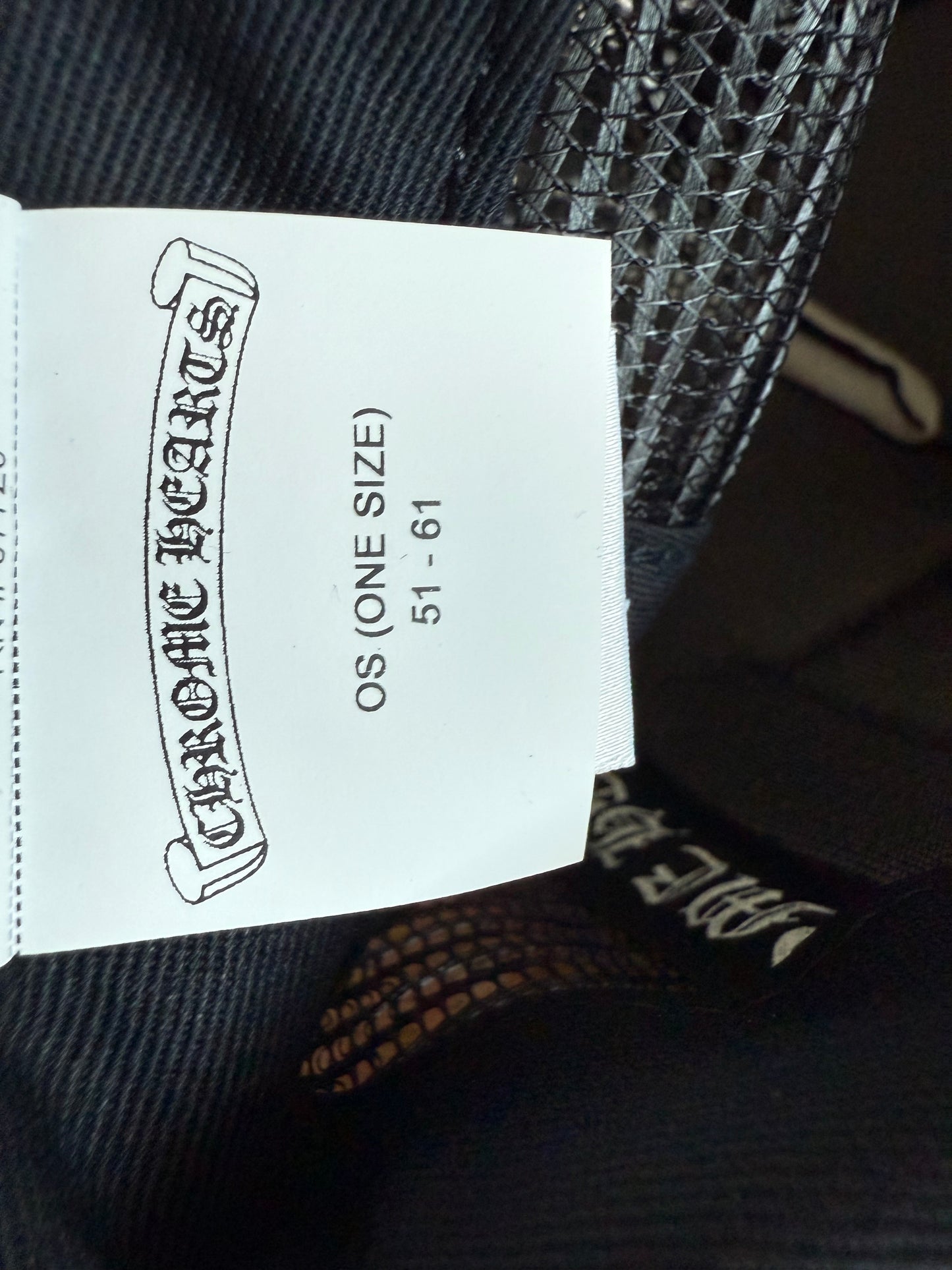 Chrome Hearts Hollywood Patch Trucker Hat Black