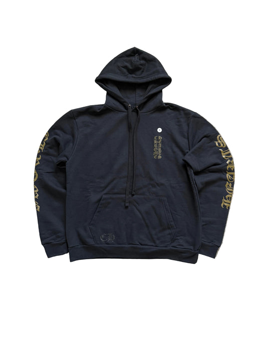 Chrome Hearts Vertical Logo Pullover Hoodie Black Army Green