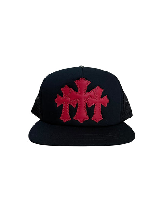Chrome Hearts Cemetery Leather Patch Trucker