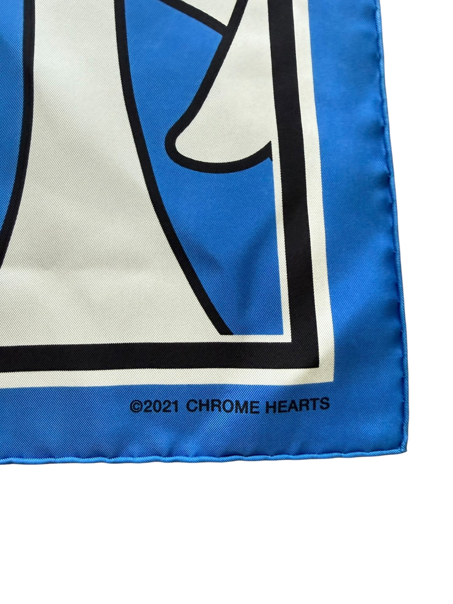 Chrome Hearts Crosses Silk Scarf