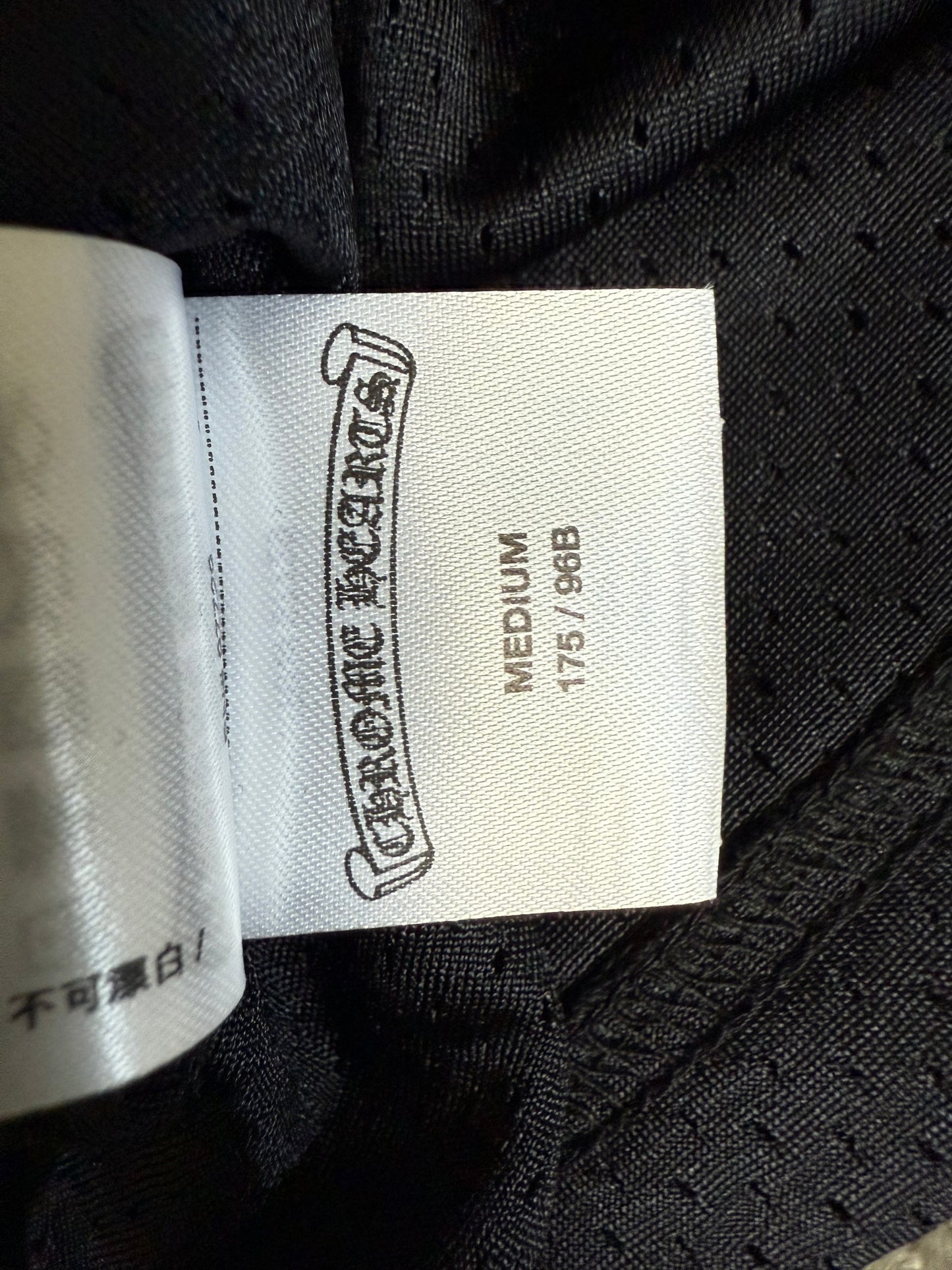 Chrome Hearts Stadium Mesh Jersey SS Black Silver