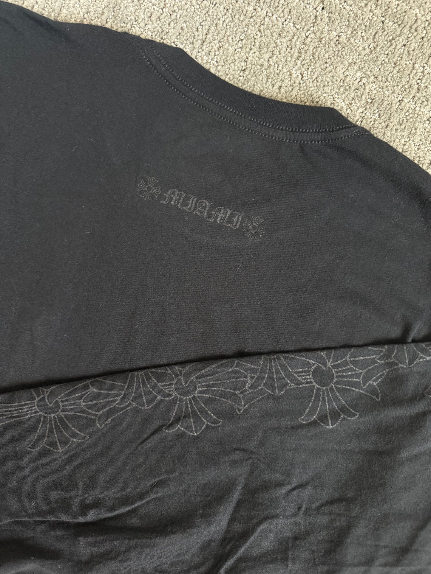 Chrome Hearts Miami Multicross LS T-Shirt Black