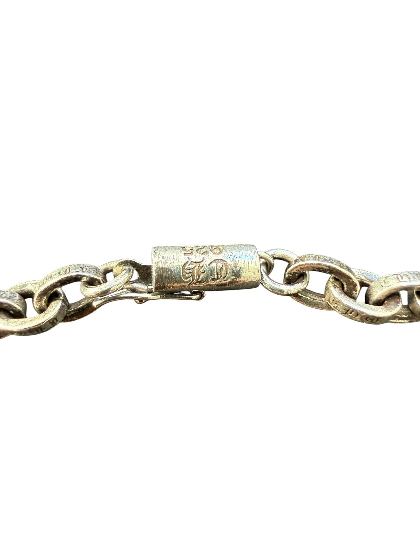 Chrome Hearts Paperchain Silver Necklace 20”