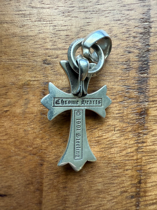 Chrome Hearts Small Cross with Bale Silver .925 Pendant
