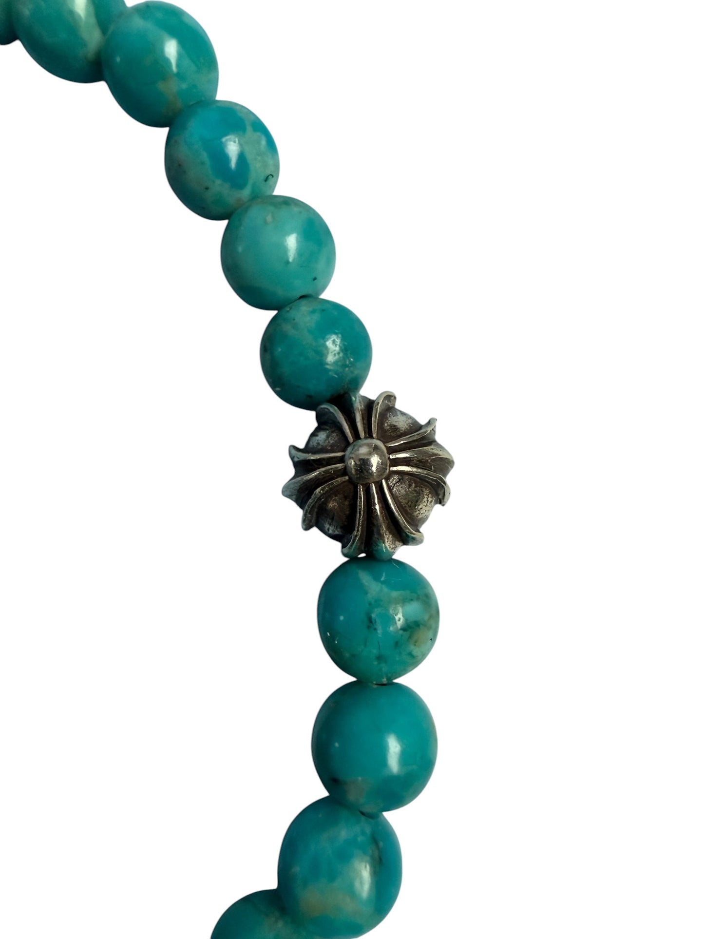 Chrome Hearts Babyfat Cross Beaded Bracelet