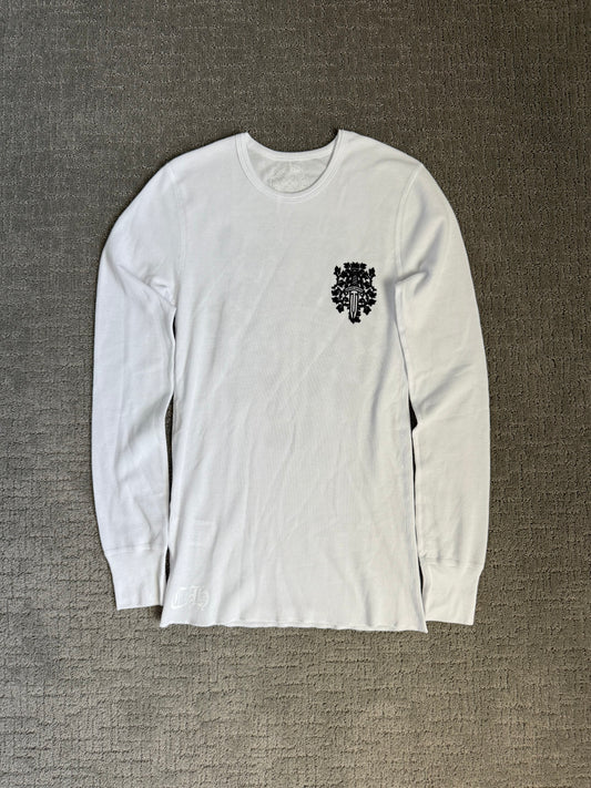 Chrome Hearts Vine Dagger Thermal LS T-Shirt White